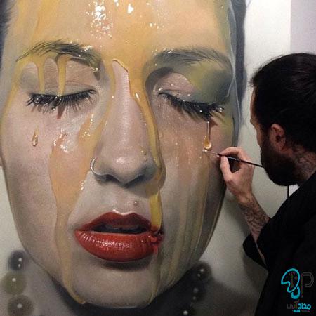 تابلو نقاشی چهره